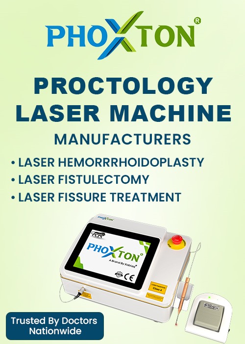 Phoxton: Trusted Proctology Laser Machine Manufacturers in India
