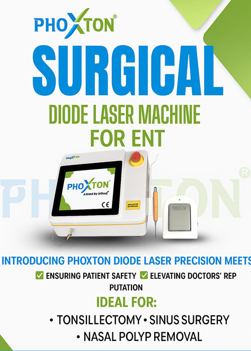 Phoxton Diode Laser Machine for ENT – Revolutionizing Ear, Nose & Throat Treatments